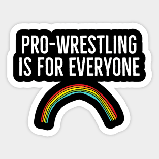 Pro-Wrestling for ALL! Sticker